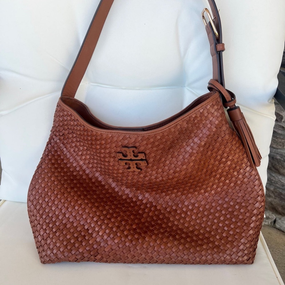 Tory Burch Thea Woven Leather
